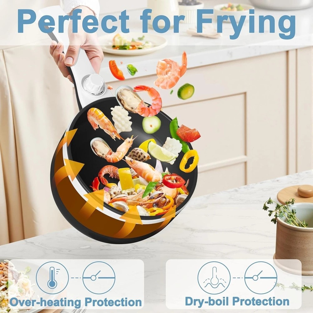 Versatile Mini Hot Pot 1.5L Power Adjustment