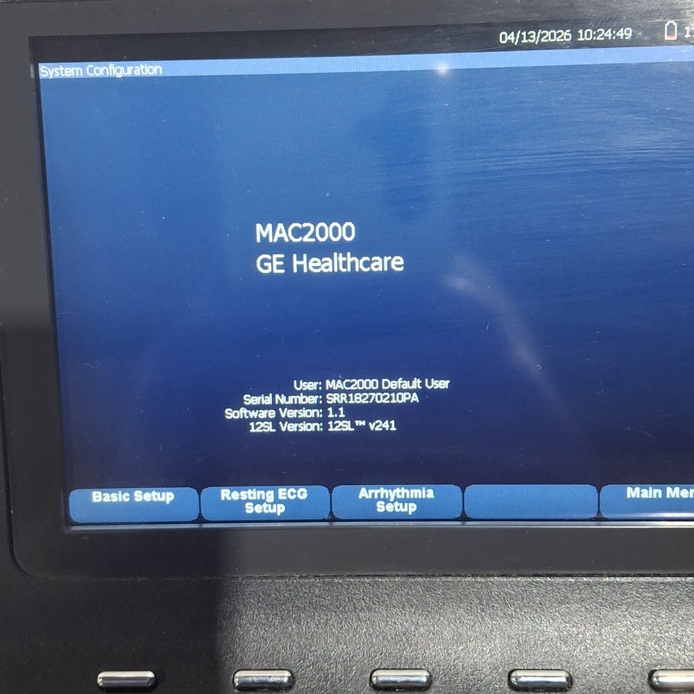 GE Healthcare MAC 2000 ECG