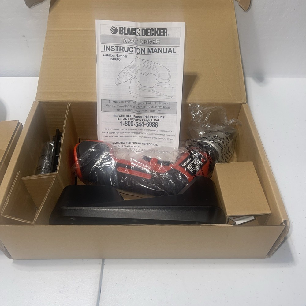 Black & Decker Power Driver 6volt ISD600 Type 1 New