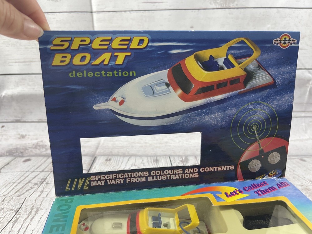 Vintage Speed Boat Powered 1:64 Scale Workmanship Full Function Radio Control