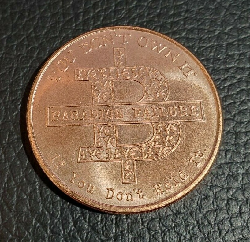 Silver Shield BitCON 2020 1 Oz .999 Copper Round 2nd Quality