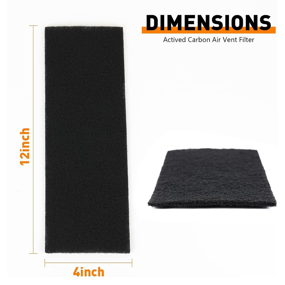 Cat Litter Box Replacement Filter Activated Charcoal Deodorizing Filters Replace