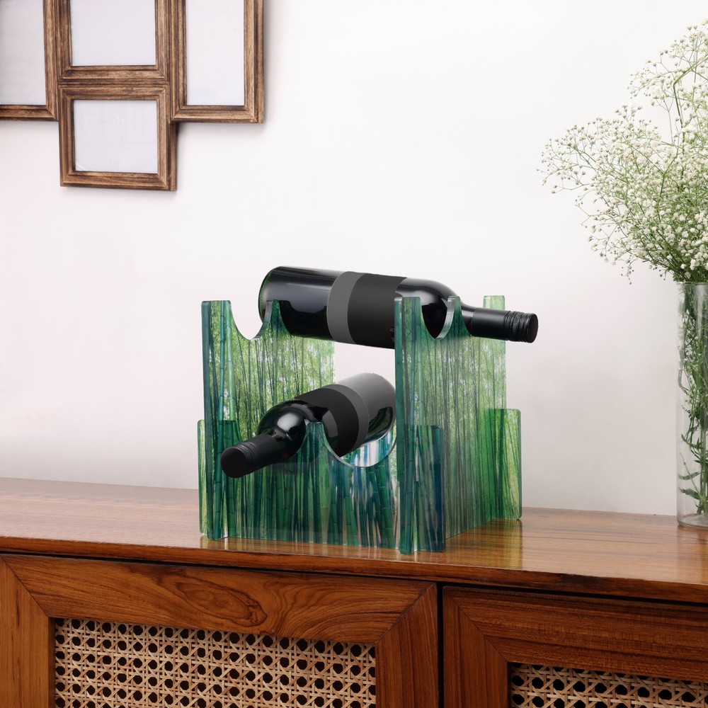 4 Bottle Acrylic Wine Rack