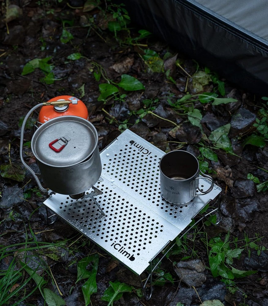 Mini single folding table, super light and compact for backpacking and camping,