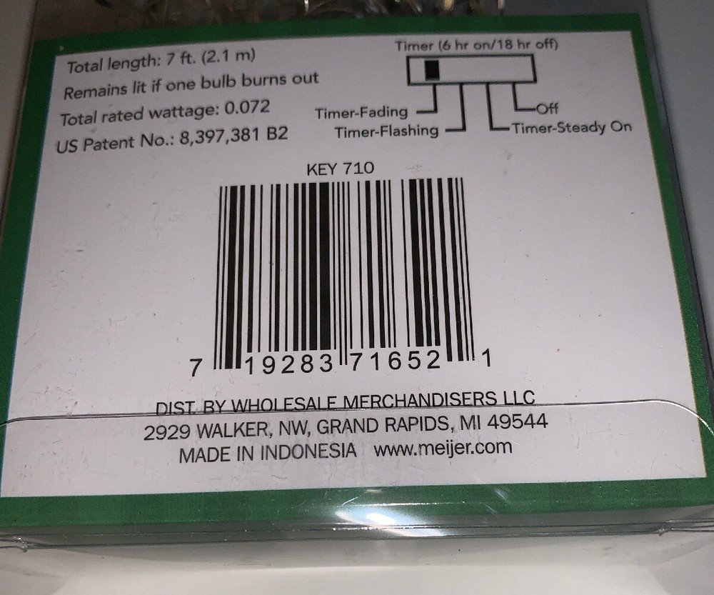 12 Ct LED Ultra Wire Lights Snowflake Silver Wire / Timer / Indoor / 3 Function