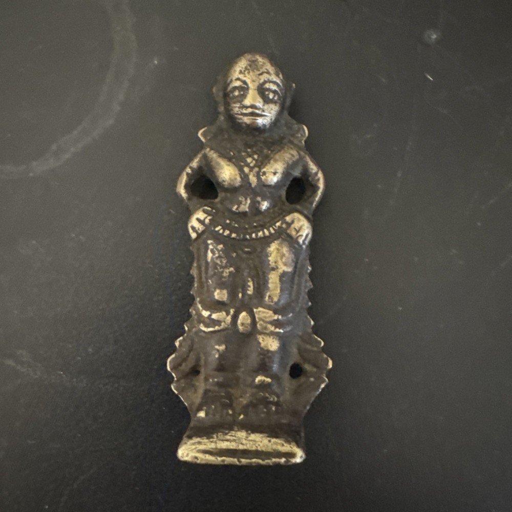 Nice Brass Indian Deity Figure - Pocket Amulet