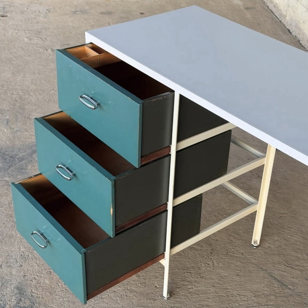 George Nelson Steel Frame Desk