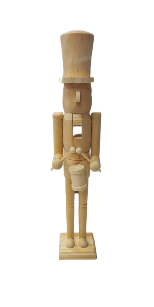 24" DIY Pinewood Drummer Nutcracker Kit