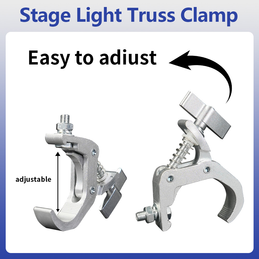 4Pack Stage Light Clamp Truss Bracket Hook Clamp DJ Projector Bar Light