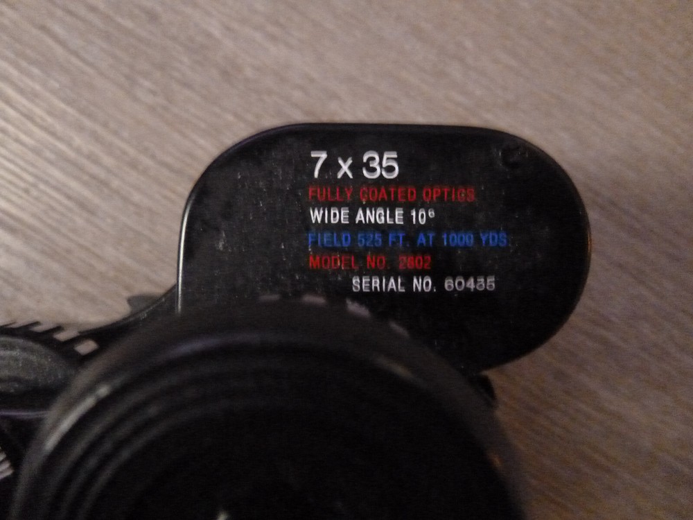 Taylor 2802 Binoculars 7x35 Wide Angle