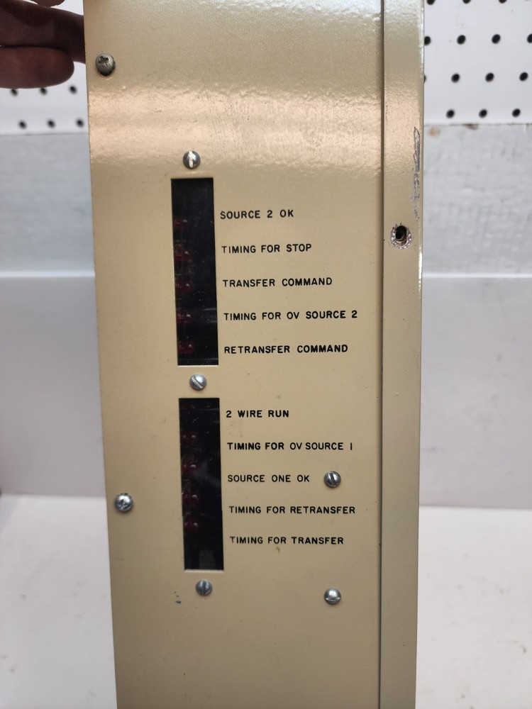 Power Sentry Onan automatic Transfer main Panel OTBCA1004U/3101E, 100 A, 3 ph