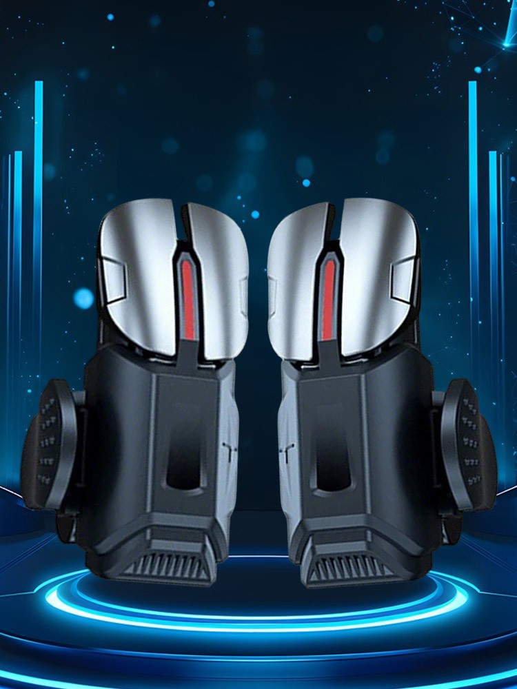 2PCS Mobile Phone Game Controller Gamepad Joystick Fire Trigger Button For PUBG