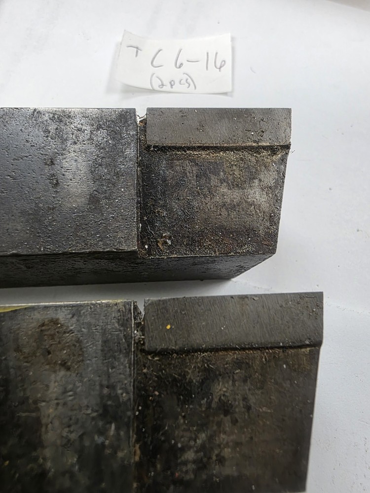 2 pcs Brazed Carbide 1" Square Lathe Tool Bits, OR LARGE FLYCUTTER BITS LH