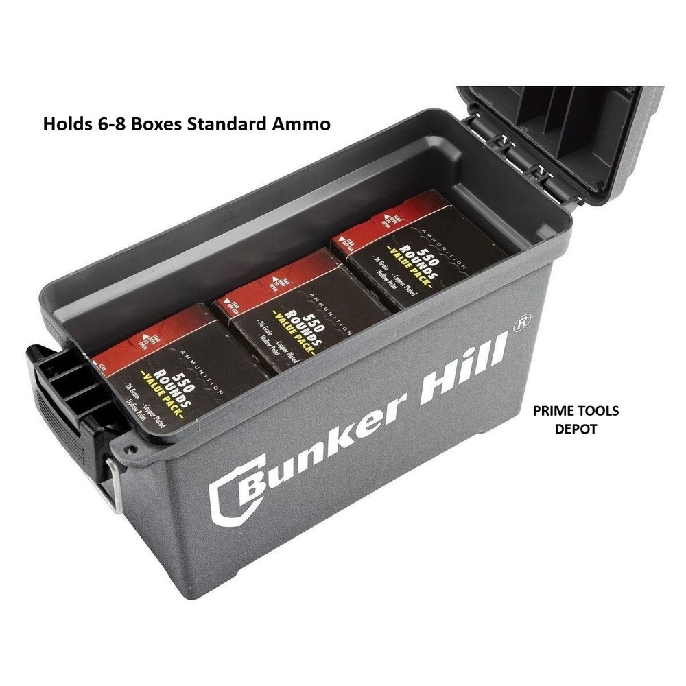 Bunker Hill Security Ammo Box great for Ammunition, Camera, Electronics & more