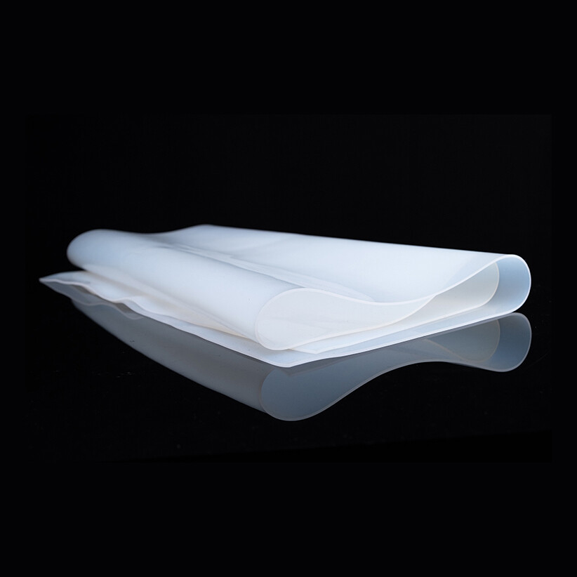 Solid Silicone Rubber Sheet Clear White 0.5mm 1mm 2mm-20mm Thick Various Sizes