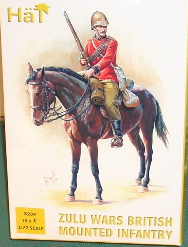 Hat 1/72 British Zulu Wars Mounted Infantry 8209 MIB Complete