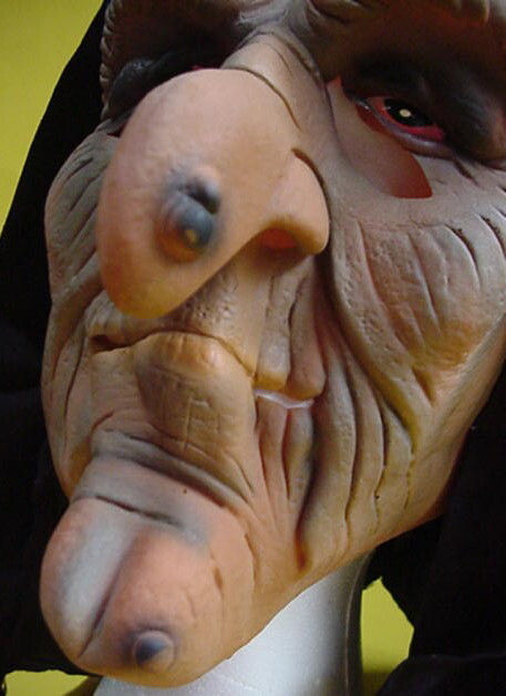 Witch Hag Halloween Mask Vintage NEW with tags