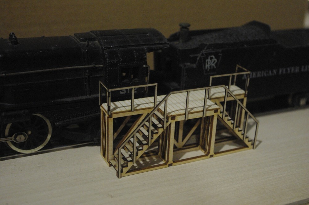 S scale Cab access/service platform kit. Makes 2 cab access platforms once built