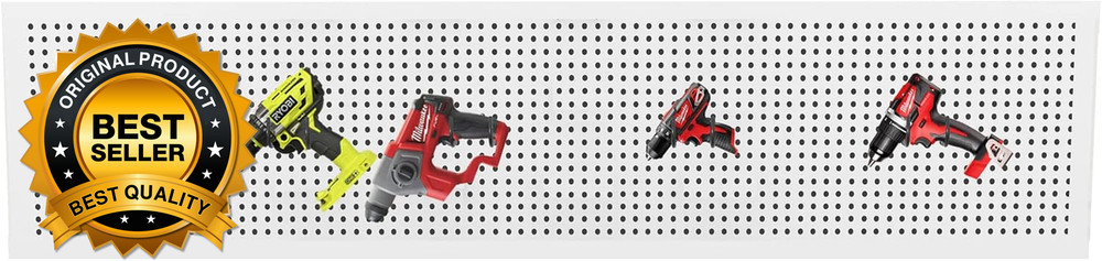 24 Pack Pegboard Hooks Heavy Duty Pegboard Drill Holder Power Tool Holder