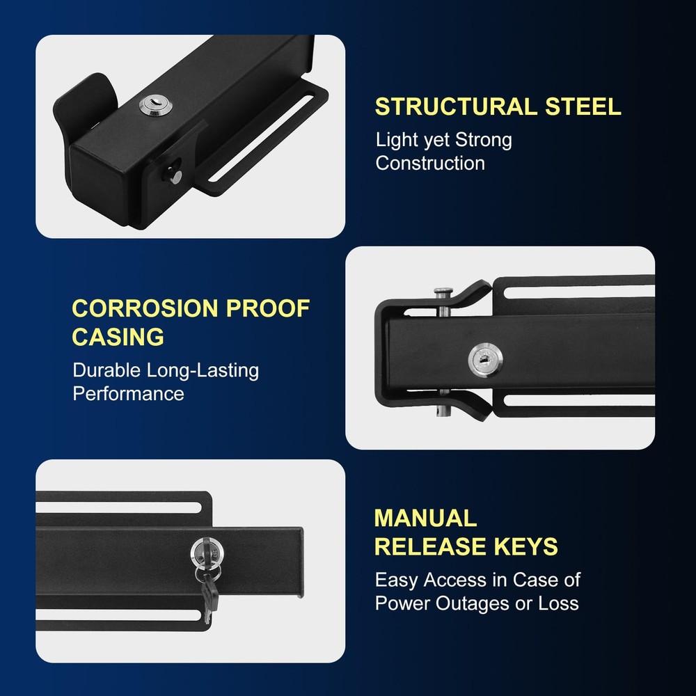 Universal Automatic Electric Gate Lock Gate Operator System Device Safe Secur...