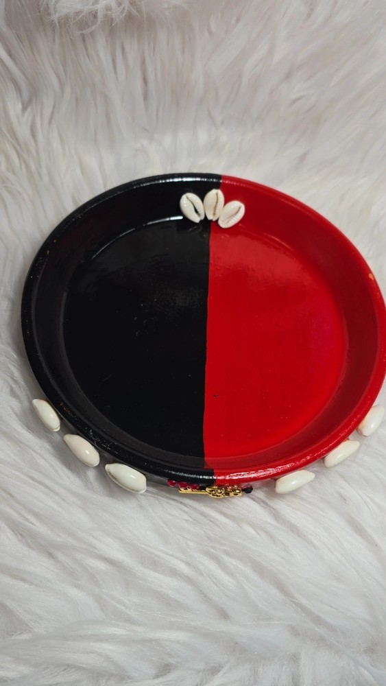 Plato Para Elegua 6" De Barro Para Santeria