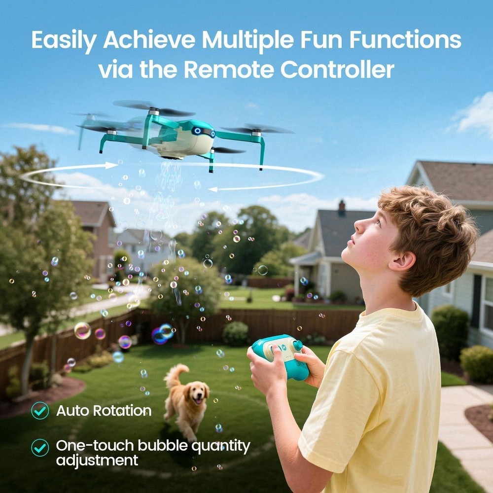 Holy Stone HS320 Bubble Drone for Kids and Beginners - Features Headless Mode
