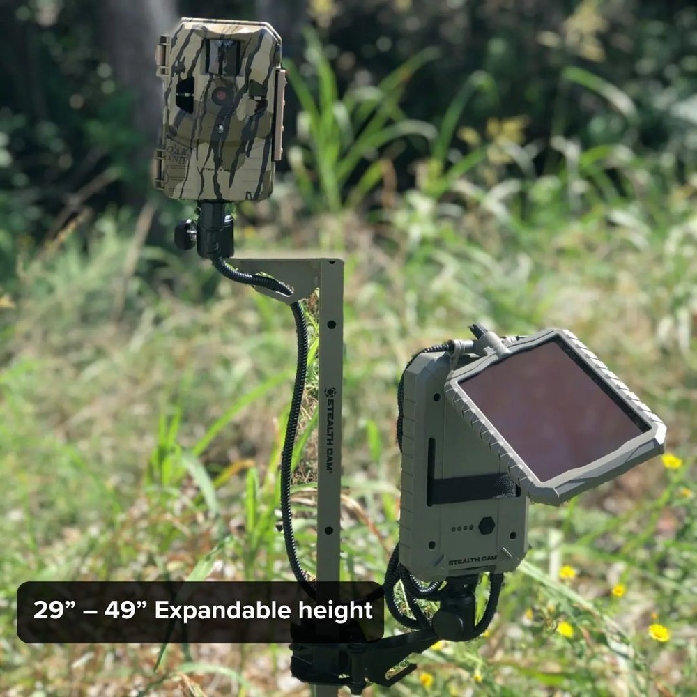 Stealth Cam Adjustable Multi Pivot Mounting Post 2 Pack Card Reader Bundle