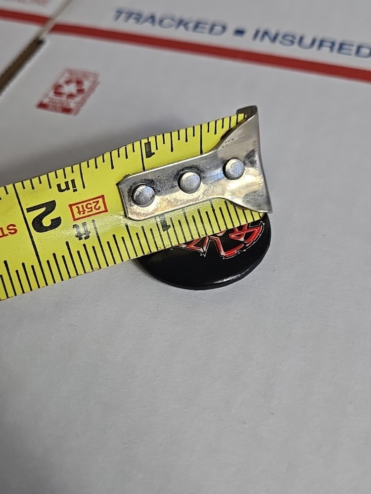 Vintage Lizzy Borden Button Pin Pinback Badge.