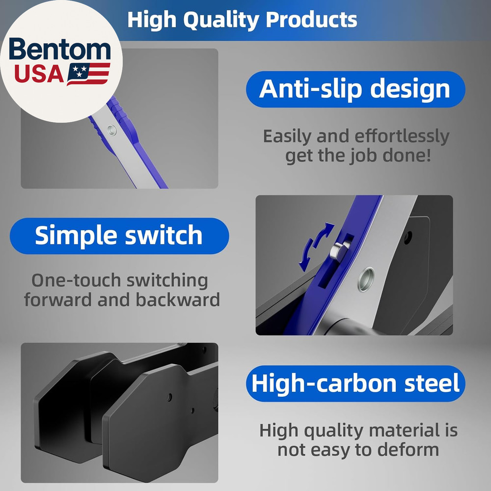 Brake Caliper Compression Tool, Caliper Piston Compressor Tool with Additional 2