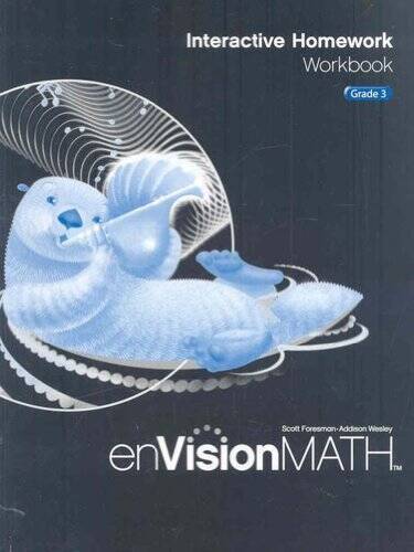 Envision Math: Interactive Homework Workbook, Grade 3 - Paperback - VERY GOOD