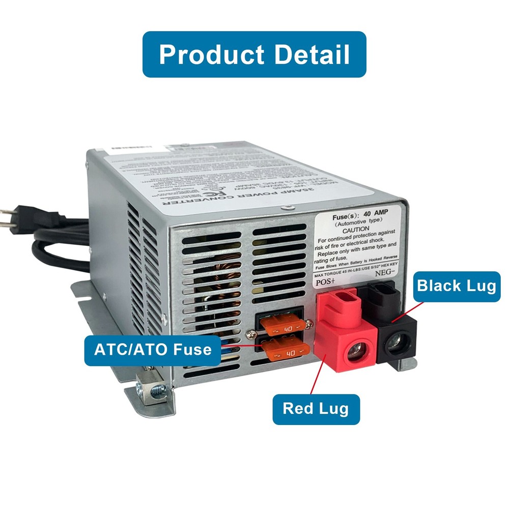 WF-9875 Deck Mount Converter Replacement for RV Trailer Camper 9800 Series