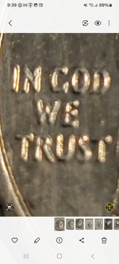 2023 P Error Quarter Doubled Die IN COD WE TRUST - RARE