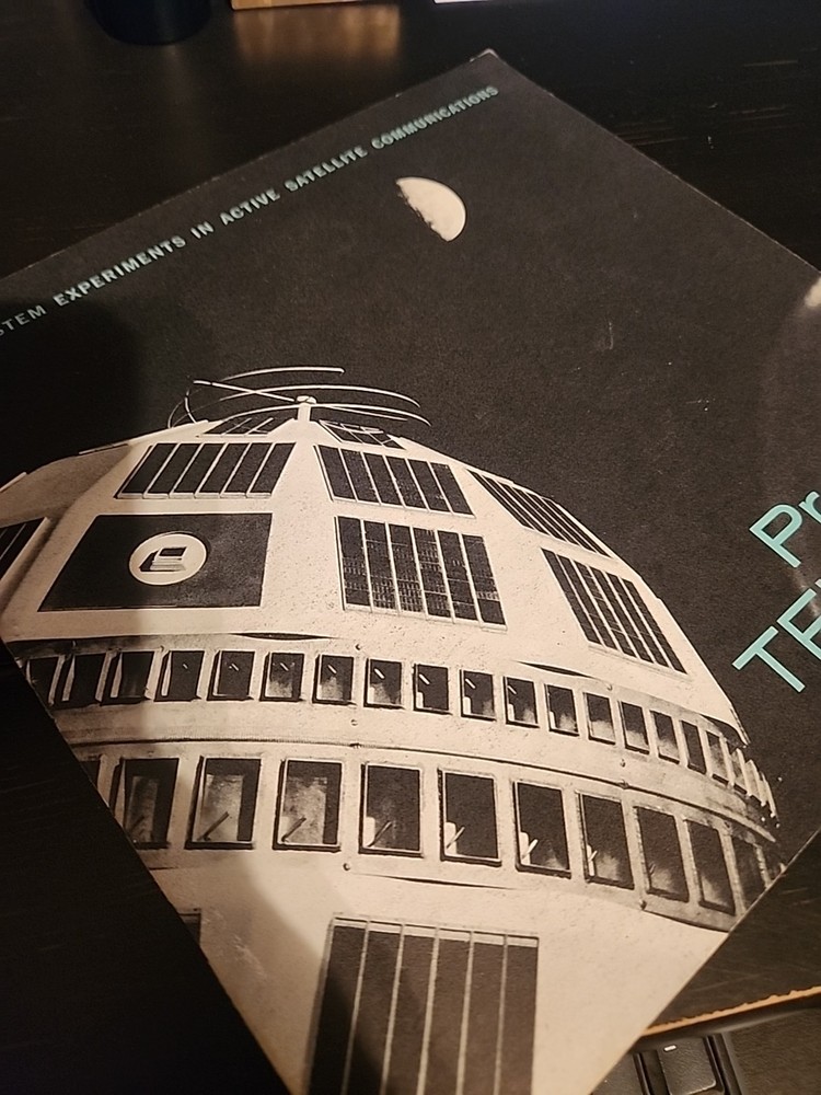 Vintage Bell System Project Telstar Brochure 1960s Active Satellite Experiments