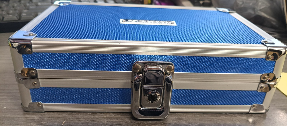 Vaultz Locking Supply Box-Blue