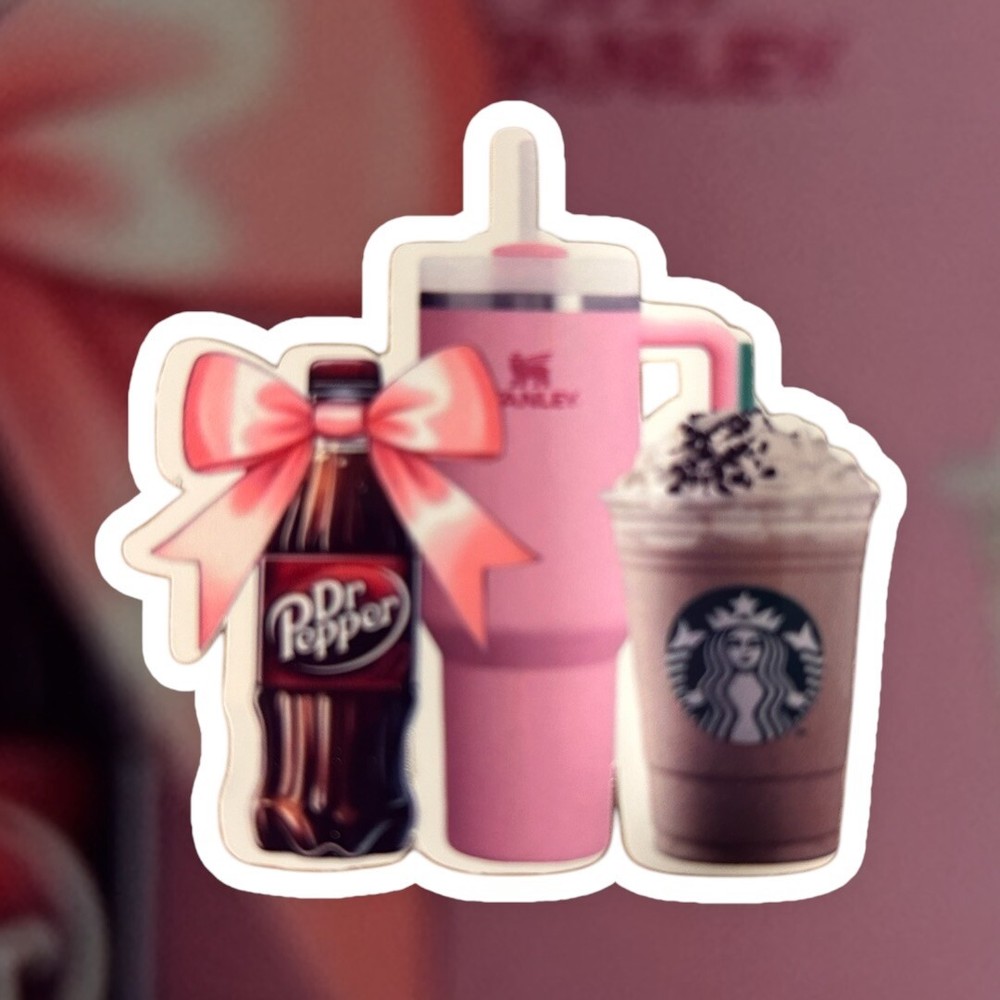 Handmade Dr Pepper Sticker