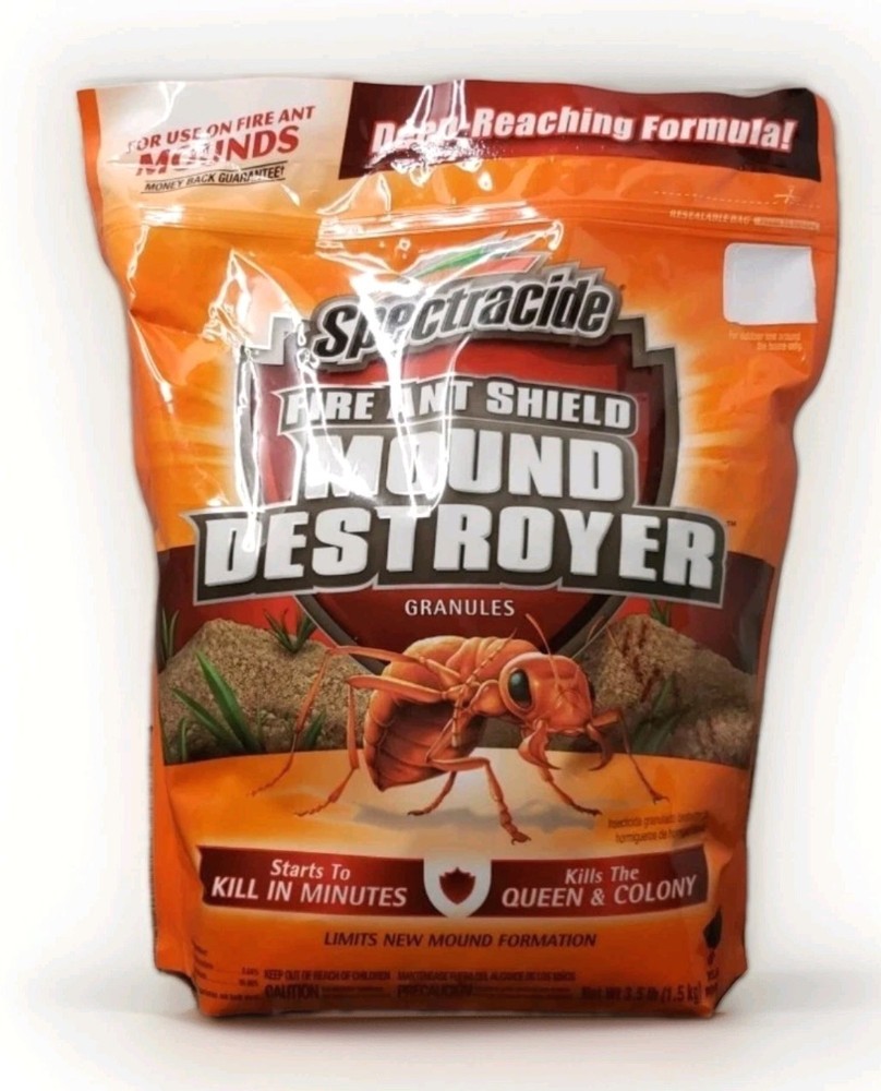 Spectracide Fire Ant Shield Mound Destroyer Granules, 3.5-Pound