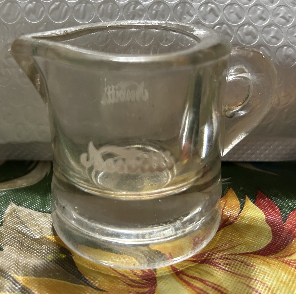 VINTAGE NESBITT'S MINI PITCHER SYRUP OR CREAMER