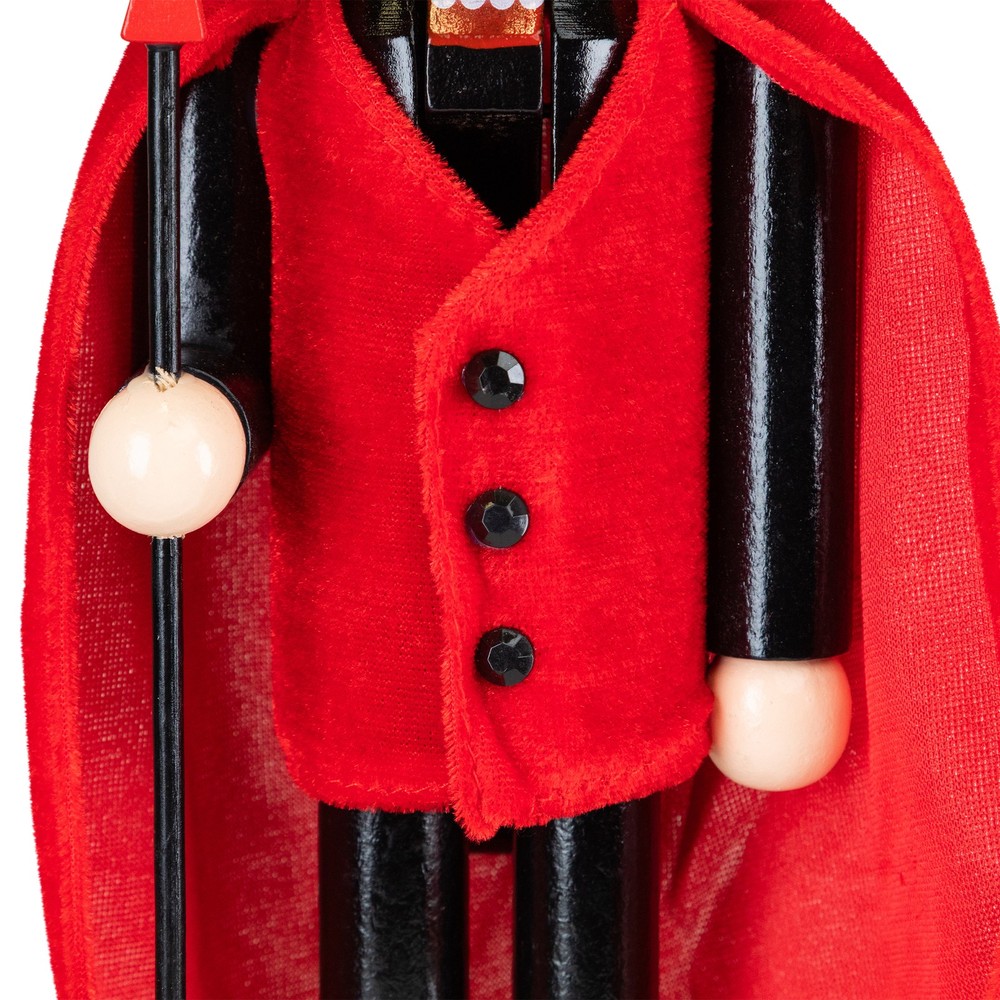 Northlight 14" Red Devil Wooden Halloween Nutcracker Holding a Pitch Fork