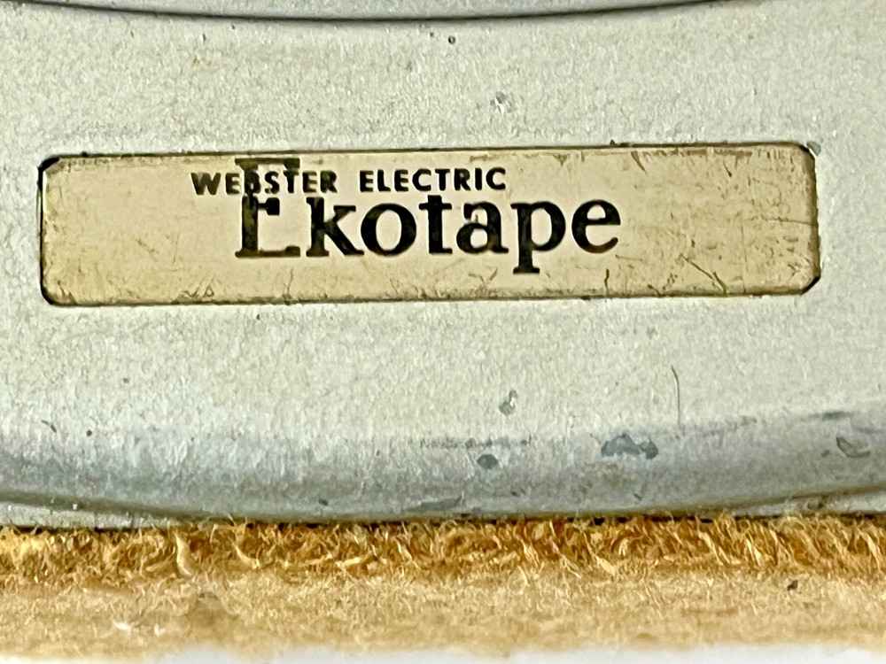 Webster Electric Ekotape Microphone Mic Untested
