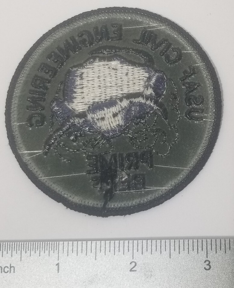 US Air Force Civil Engineering Patch BDU Sew-On “Prime Beef” USAF
