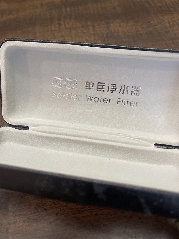 Soldier Water Filter Outdoors Camping Survival With Case Instructions