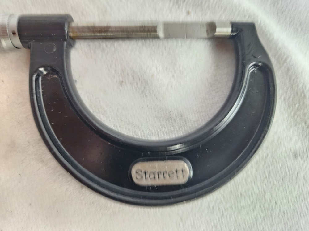 Starrett 486P 0-25mm Blade Type Micrometer .030 Blade 5/16" Depth