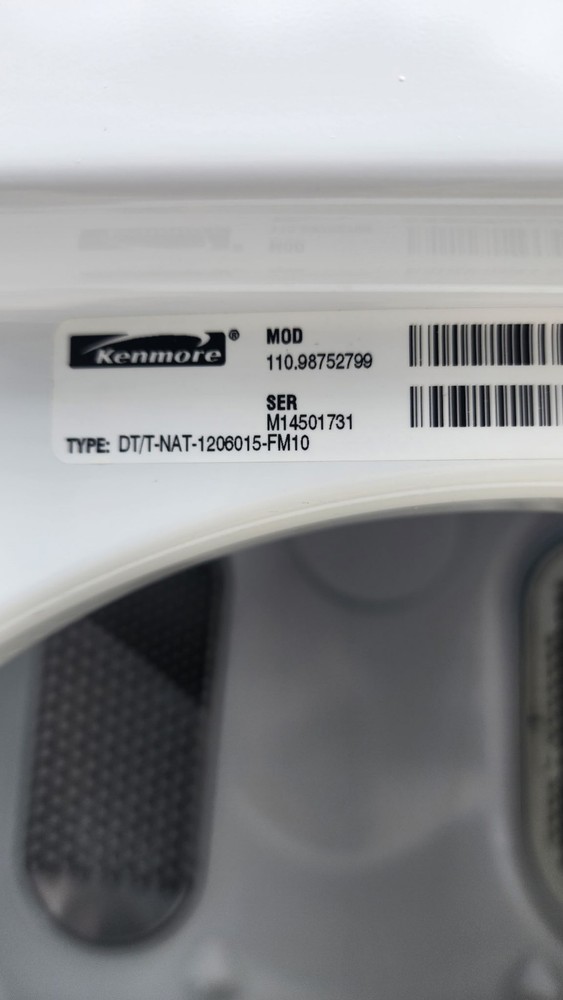 Kenmore 24" Stackable Washer & Dryer (Gas)