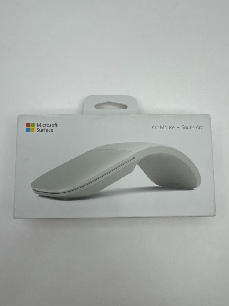 Microsoft Bluetooth Surface Arc Wireless BlueTrack Ambidextrous Mouse Light Grey