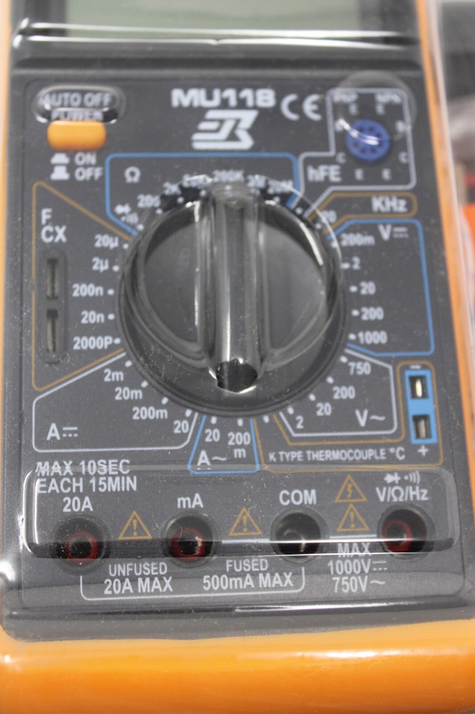 MU118 Digital Multimeter with Capacitance & Frequency! Ham Radio