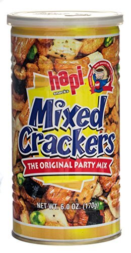 Hapi Mixed Crackers 6-Ounce Tins (Pack of 4)