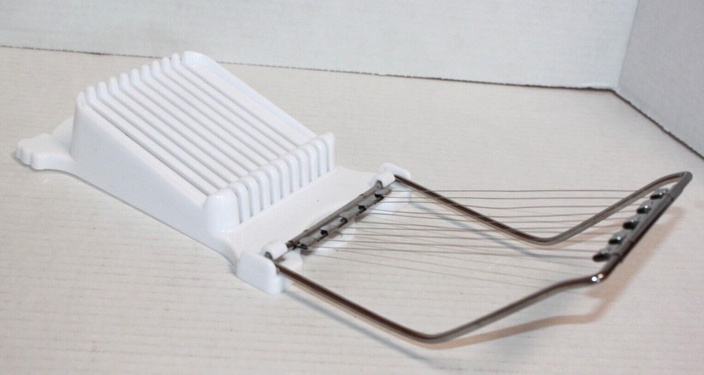 Extra Large White Plastic Egg Mushroom Slicer