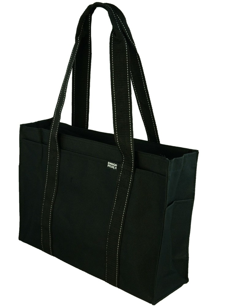Ensign Peak Poly Zipper Shoulder Tote Bag