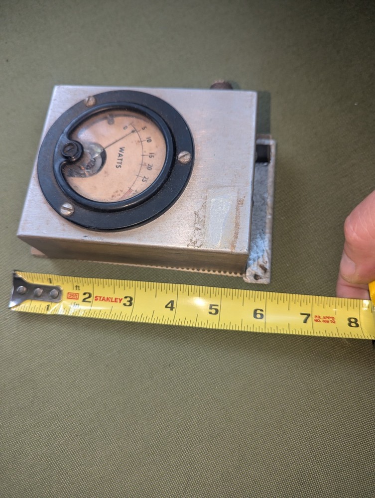 Vintage Ham made WATTMETER