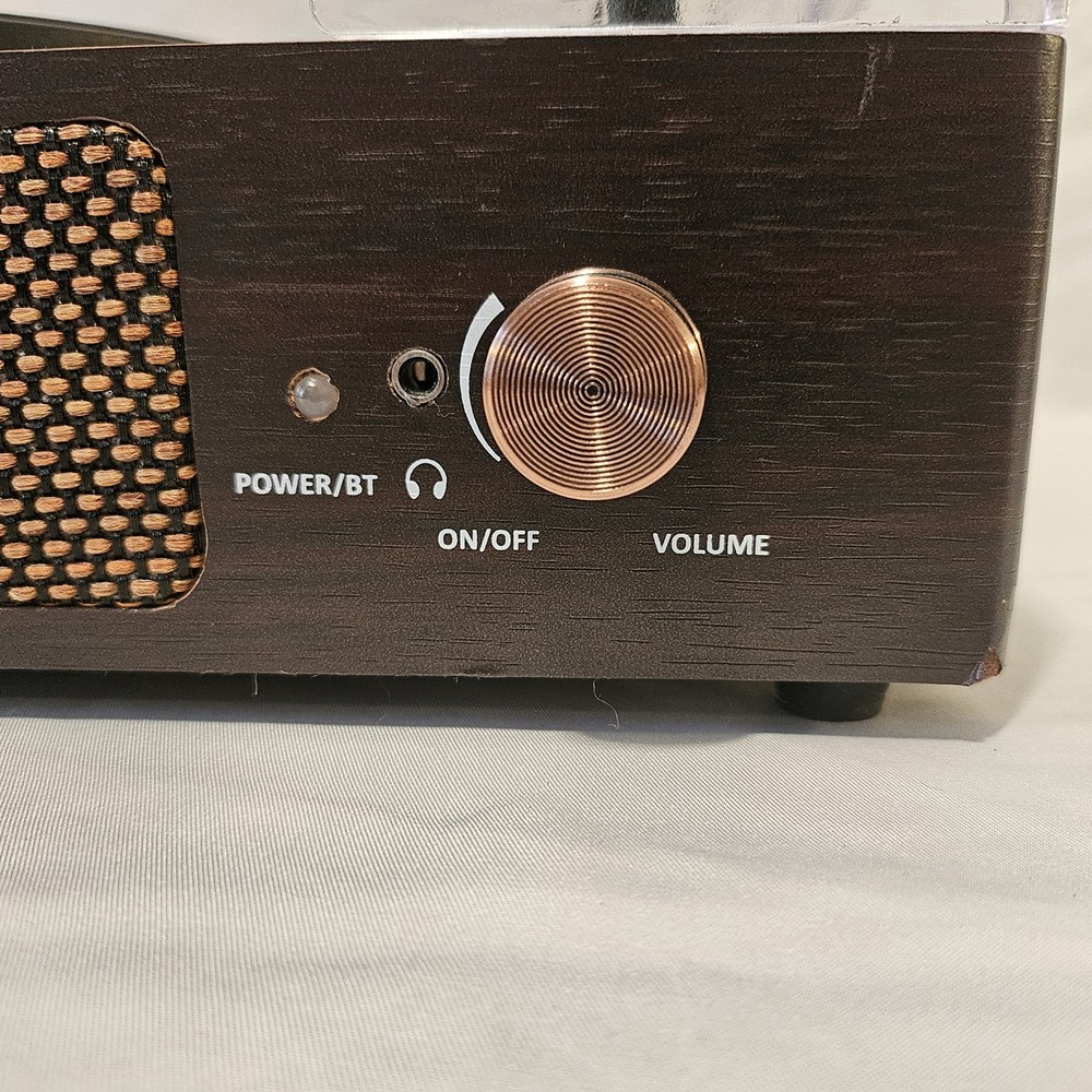 Wockoder Bluetooth Turntable Record Player – Built-In Speakers – RCA Out – Works